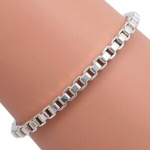 TIFFANY&Co. Venetian Bracelet Silver925 14.1g Women